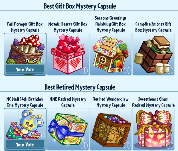 Neopets - The Meepits are taking a quick break from world domination to  check out the new Munching Meepits Gift Box Mystery Capsule, which is  available now in the NC Mall! 🐿🎁